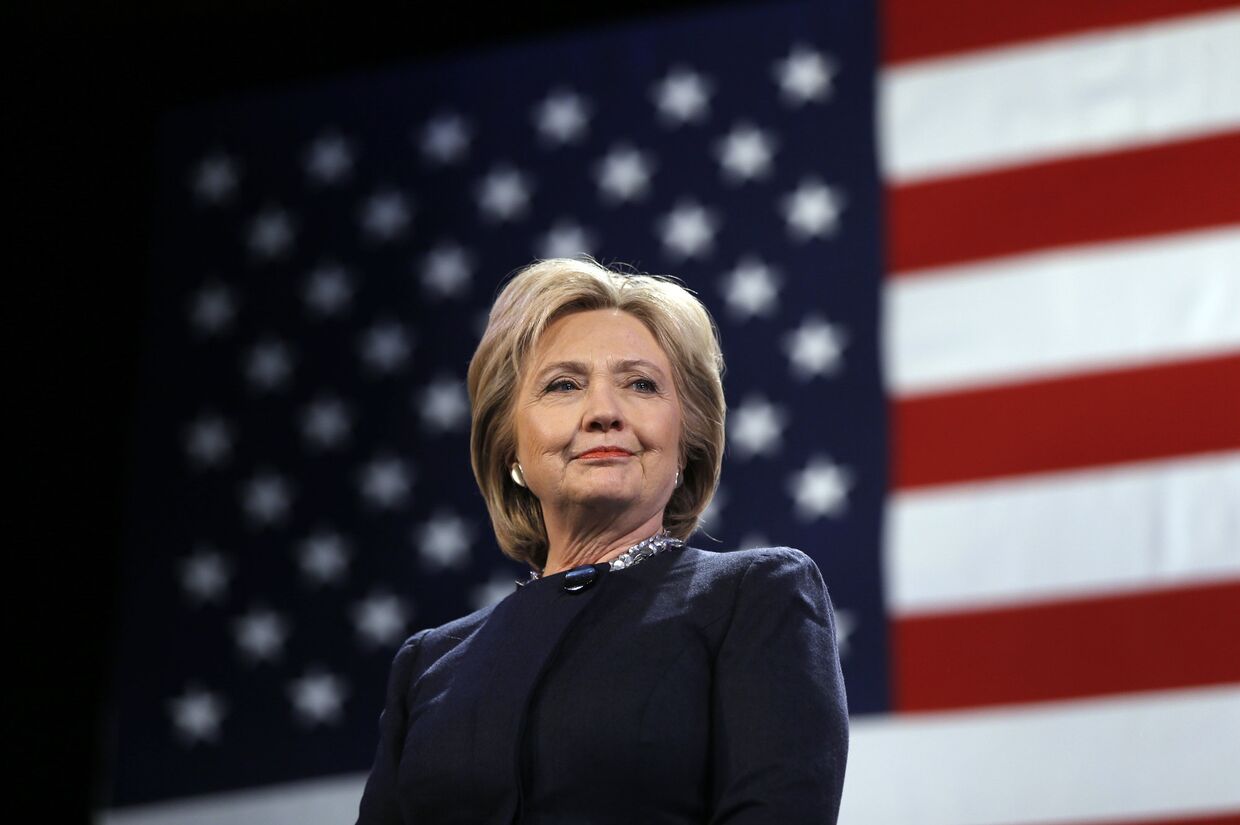 Кандидат в президенты от Демократической партии Хиллари Клинтон в ходе предвыборной кампании