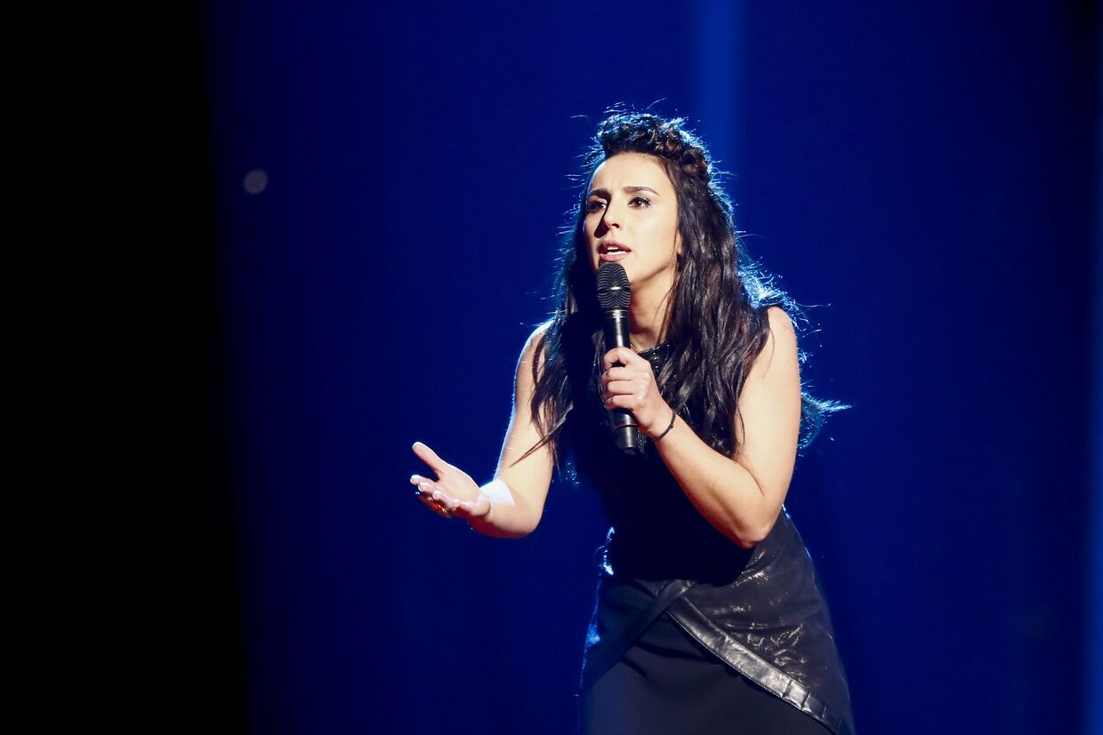Украинская певица Джамала на конкурсе «Евровидение»
