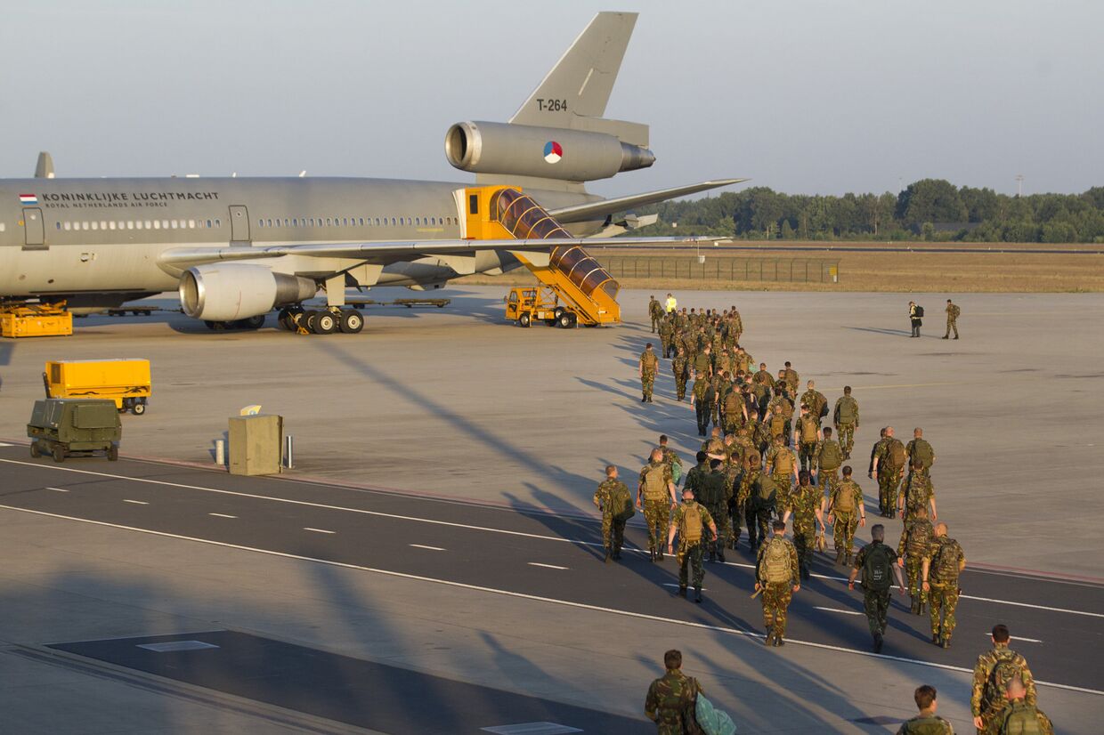 Голландские солдаты ВВС отправляются в Польшу на первое совместное учение в рамках «Оперативной группы повышенной готовности» (VJTF)