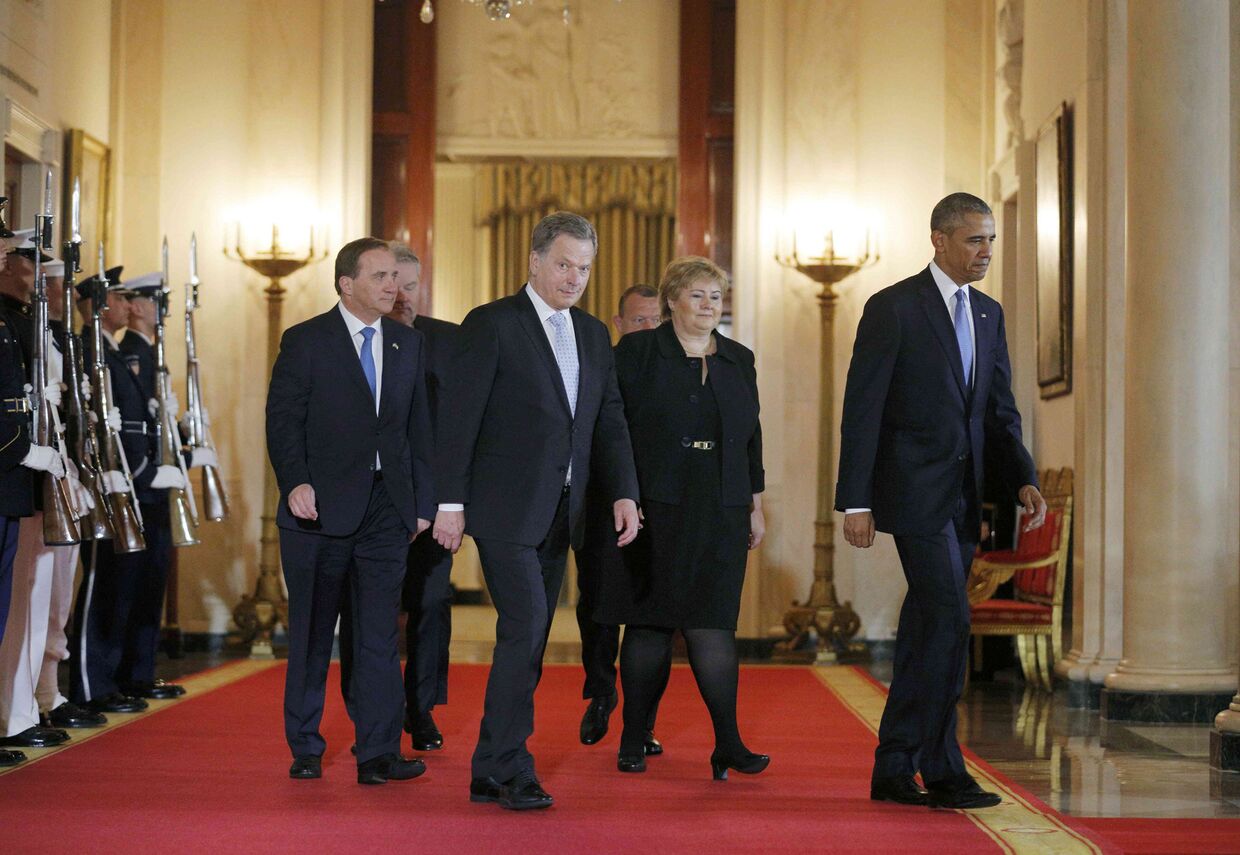 Во время американо-скандинавского саммита в Белом доме