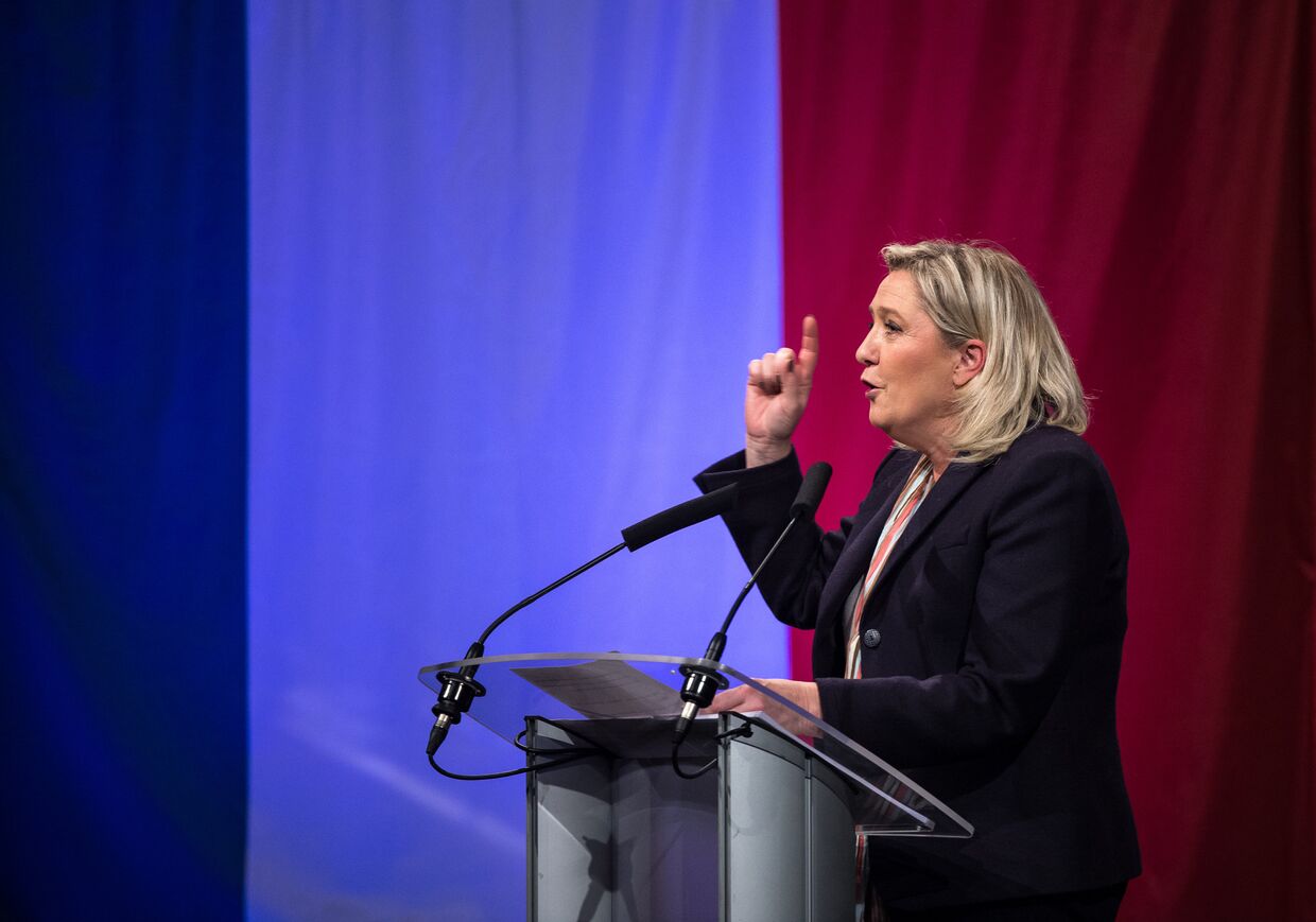 Лидер французского «Национального фронта» Марин Ле Пен
