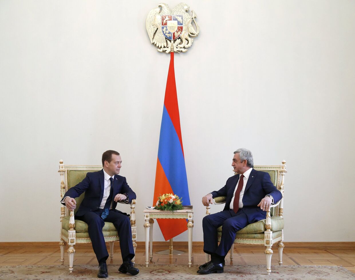 Премьер-министр РФ Дмитрий Медведев в Ереване принимает участие в межправсовете ЕАЭС
