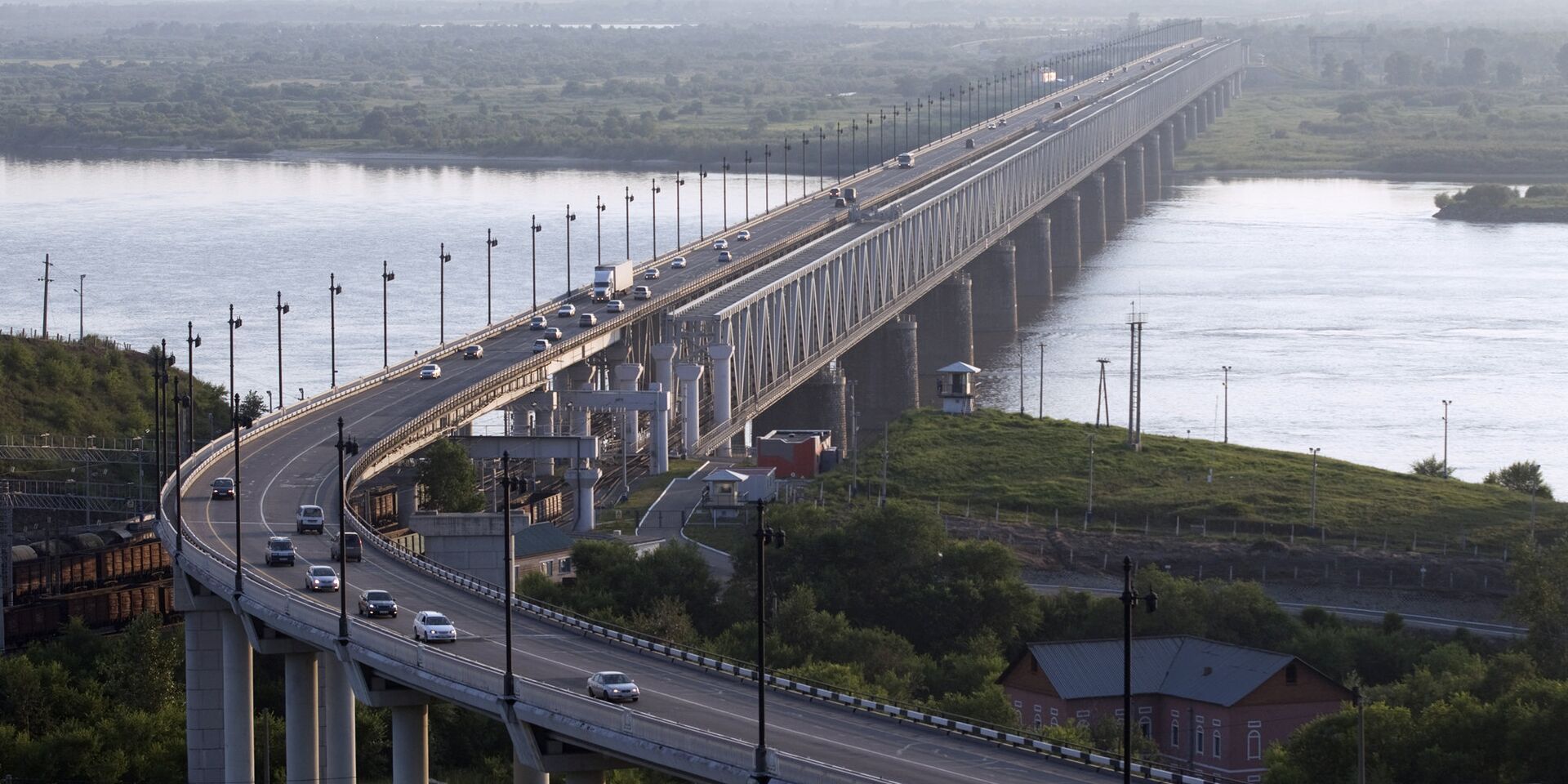Мост через реку Амур в Хабаровске - ИноСМИ, 1920, 15.08.2025