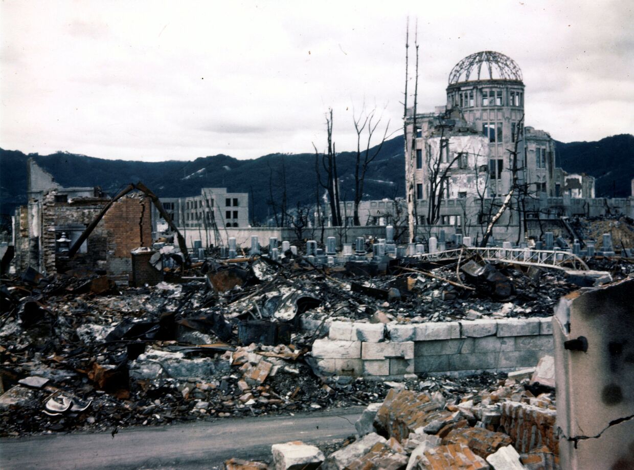Хиросима после атомного удара