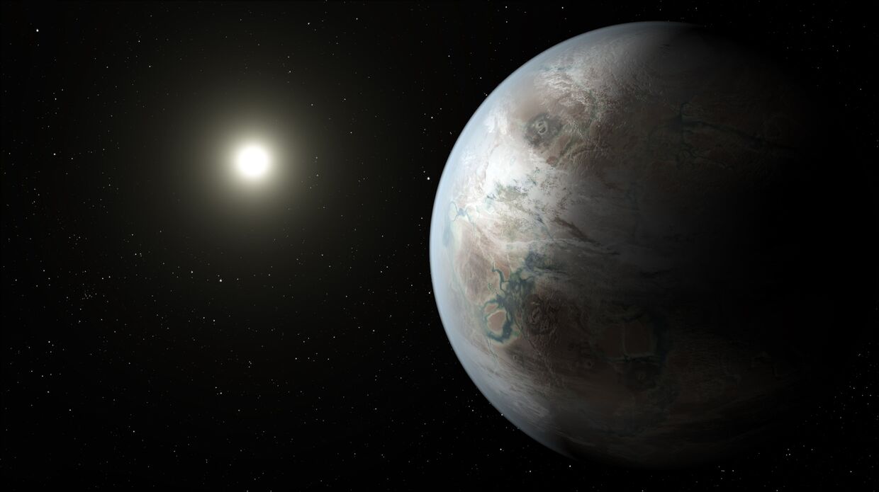 Так художник представил себе экзопланету Kepler-452b