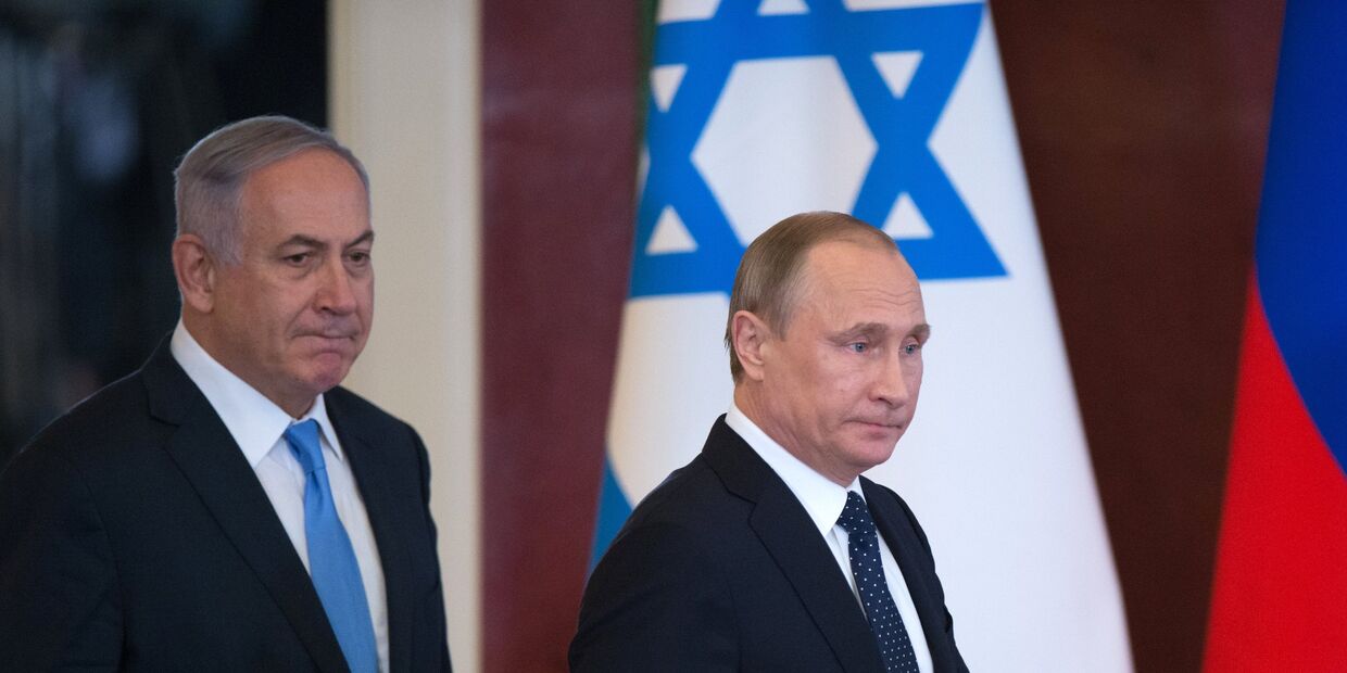 Встреча президента РФ Владимира Путина с премьер-министром Израиля Биньямином Нетаньяху