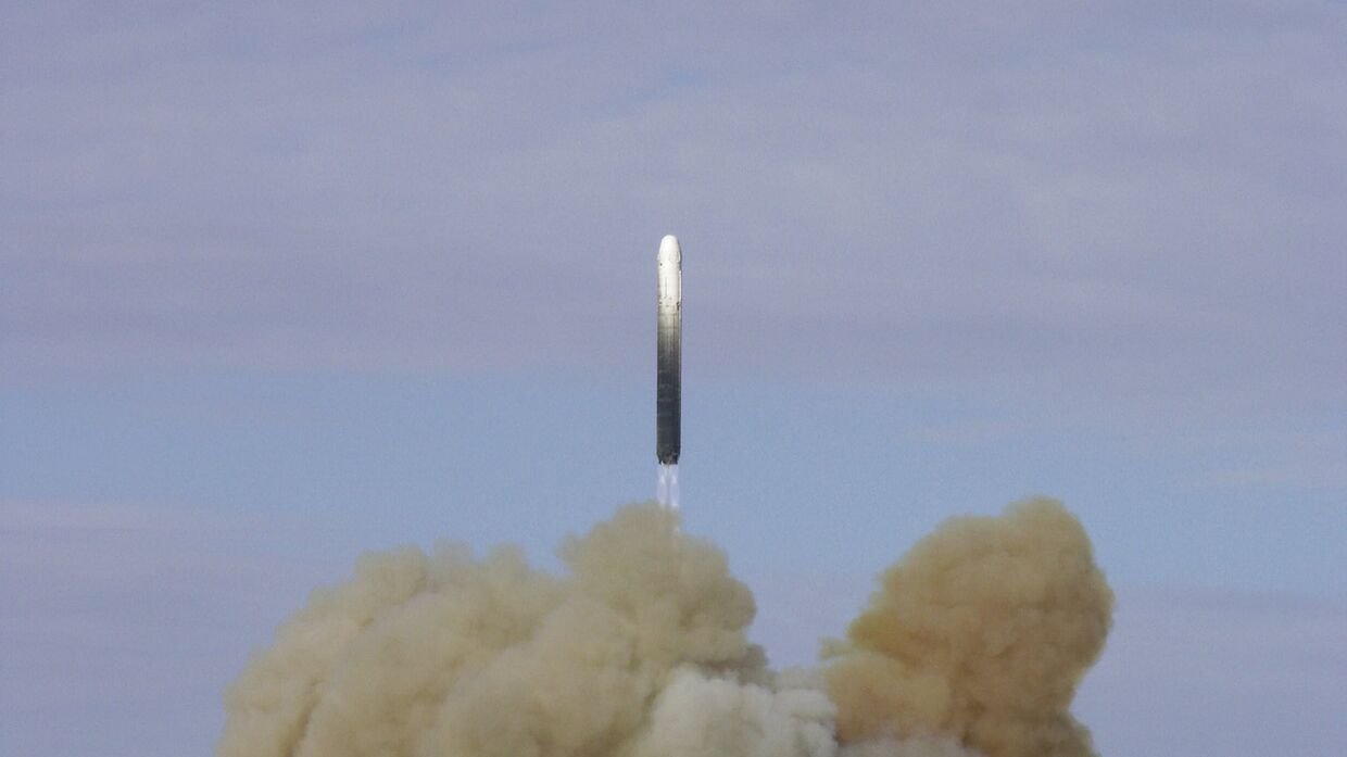 Запуск баллистической ракеты