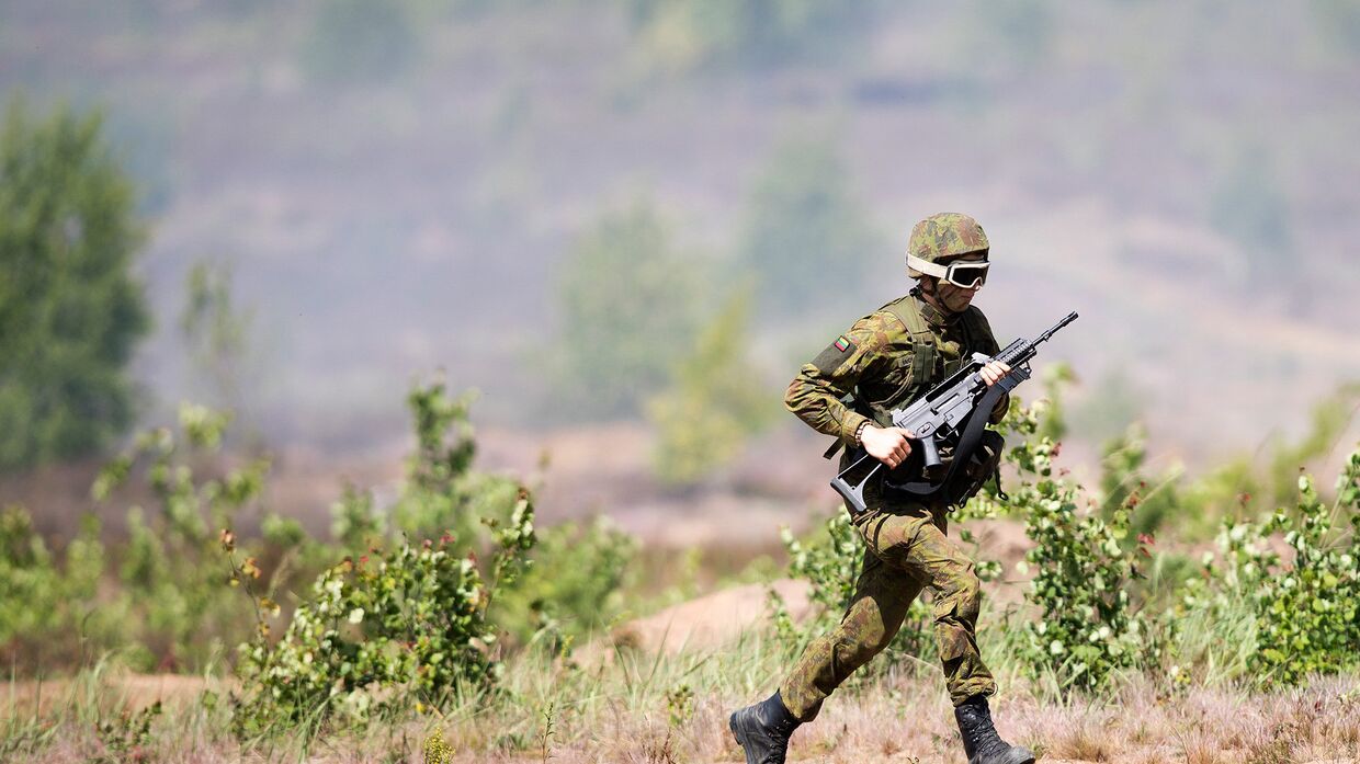 Военные учения NATO «Iron Wolf 2016»