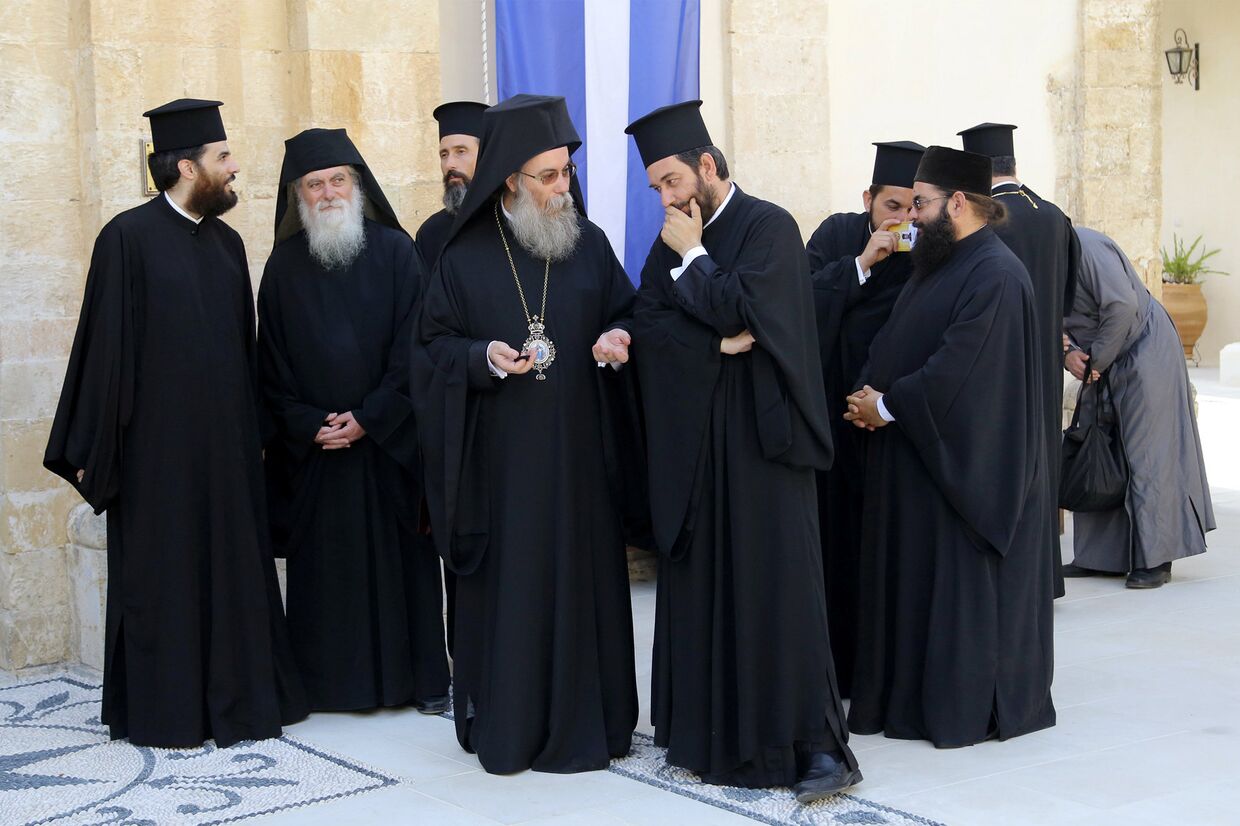 Представители православных церквей на острове Крит