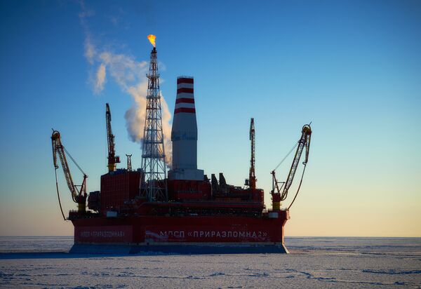 Нефтяная платформа «Приразломная» Нефтяная платформа «Приразломная»