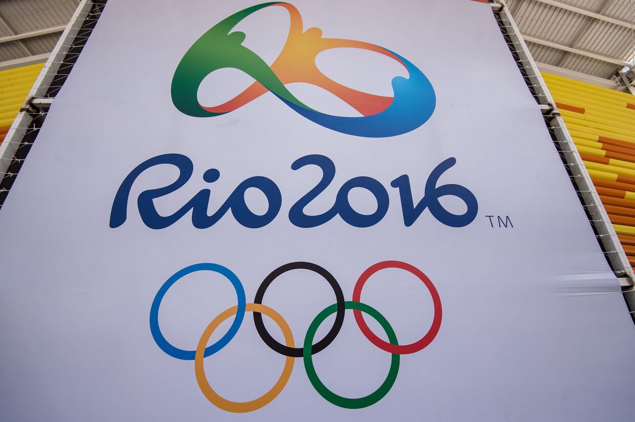 Логотип Олимпийских игр 2016 в Рио-де-Жанейро