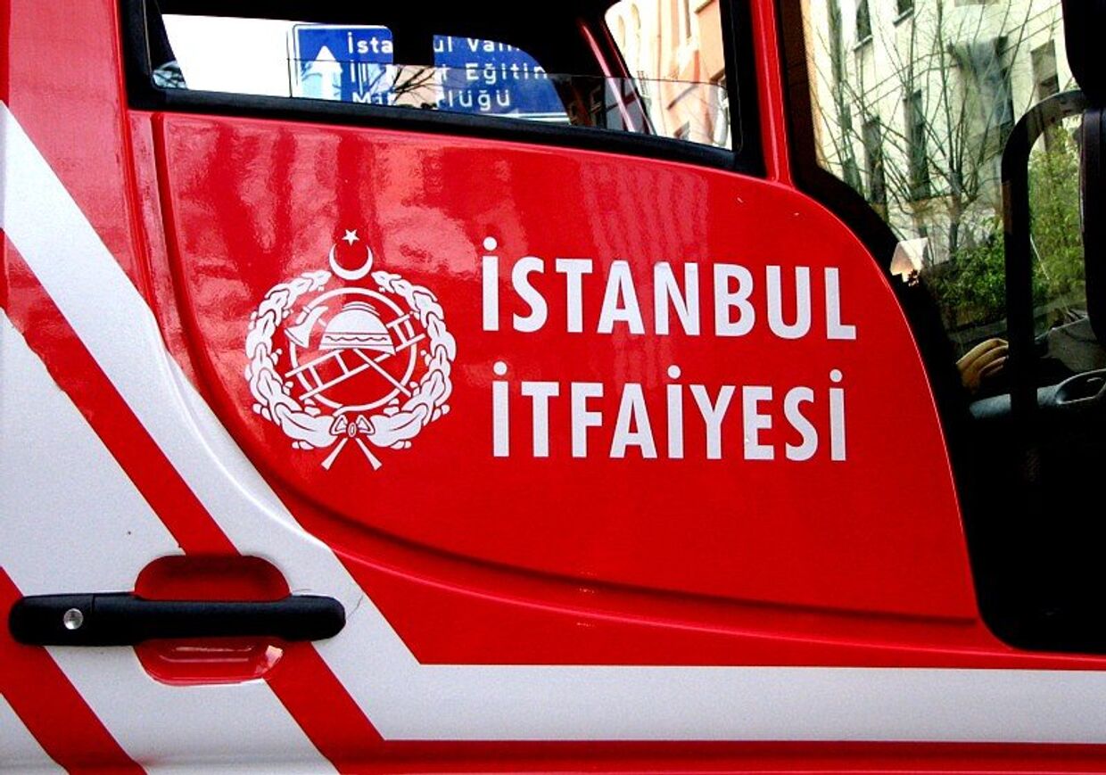 Пожарная машина в Стамбуле, Турция