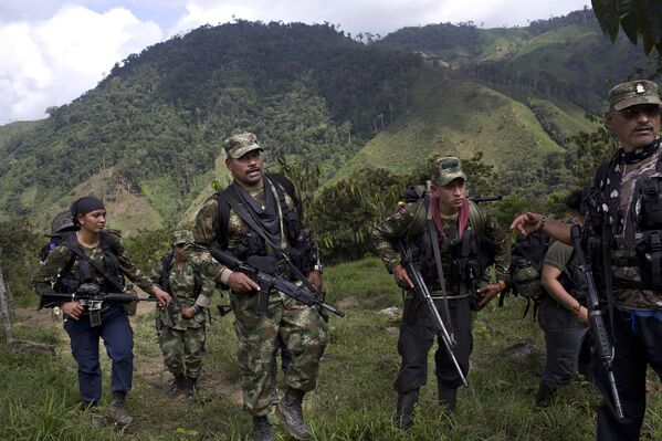 Лагерь Революционных вооруженных сил Колумбии (ФАРК) в Андах