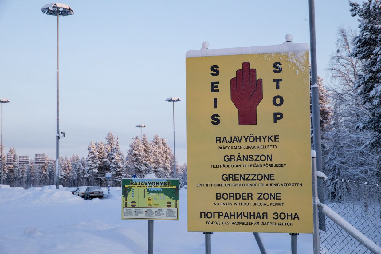 Финско-российская граница в Салла