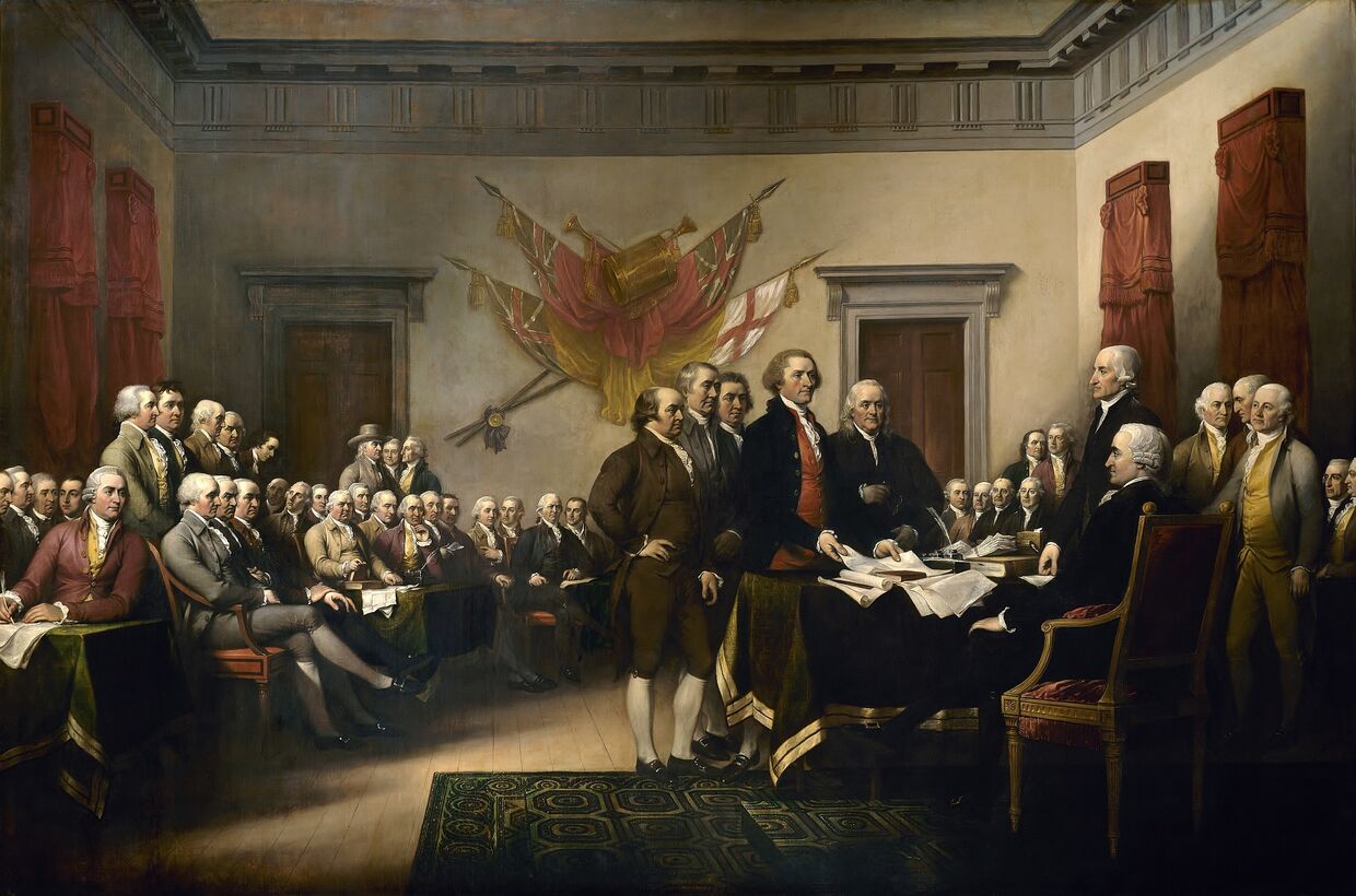 Декларация независимости Джон Трамбулл, США