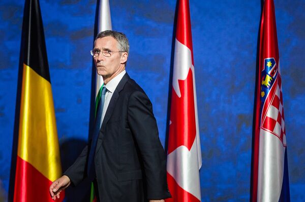 Генеральный секретарь НАТО Йенс Столтенберг во время саммита НАТО в Варшаве Генеральный секретарь НАТО Йенс Столтенберг во время саммита НАТО в Варшаве