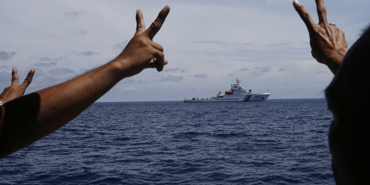 Корабль береговой охраны Китая в Южно-Китайском море