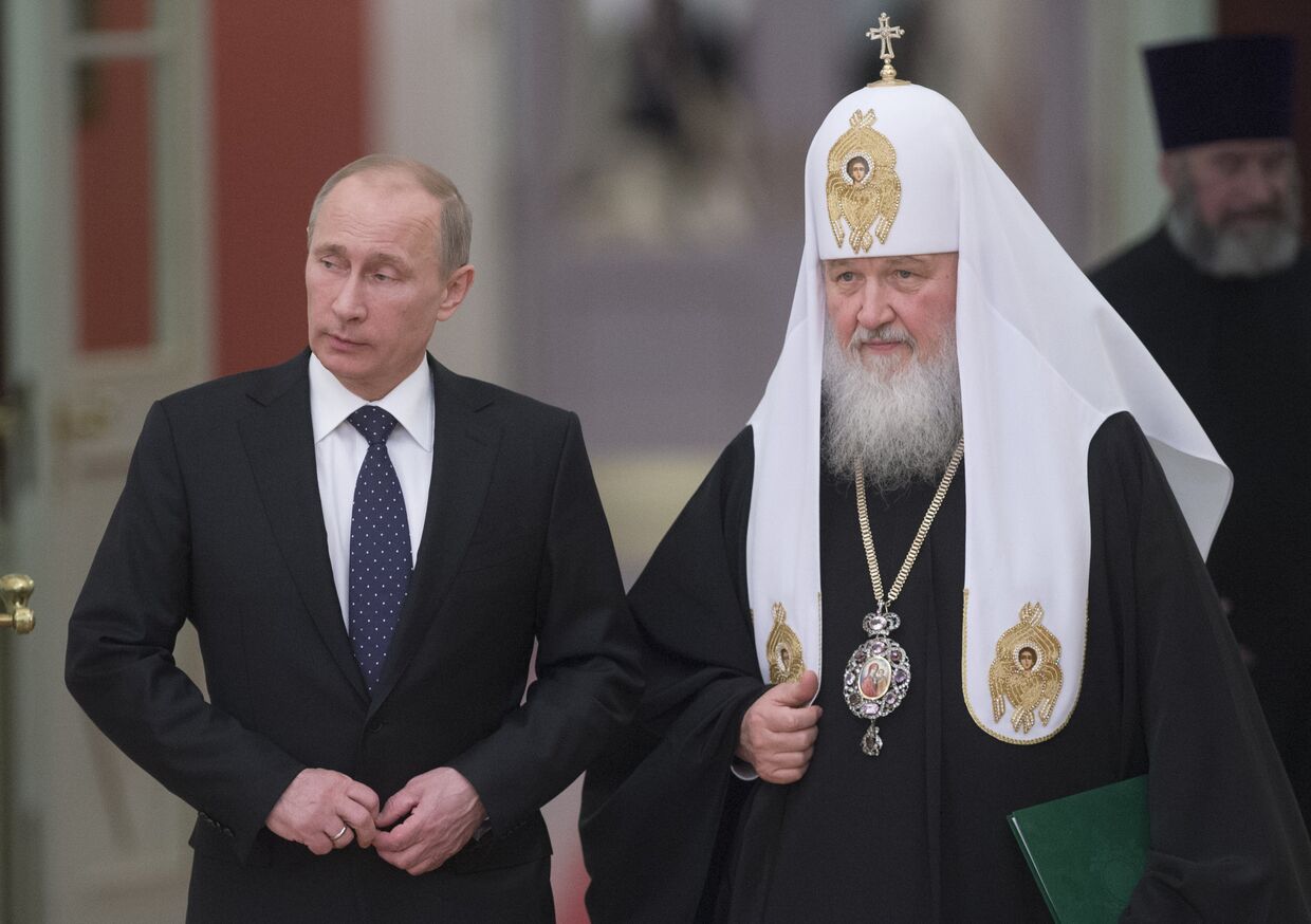 Владимир Путин встретился с участниками Архиерейского собора РПЦ