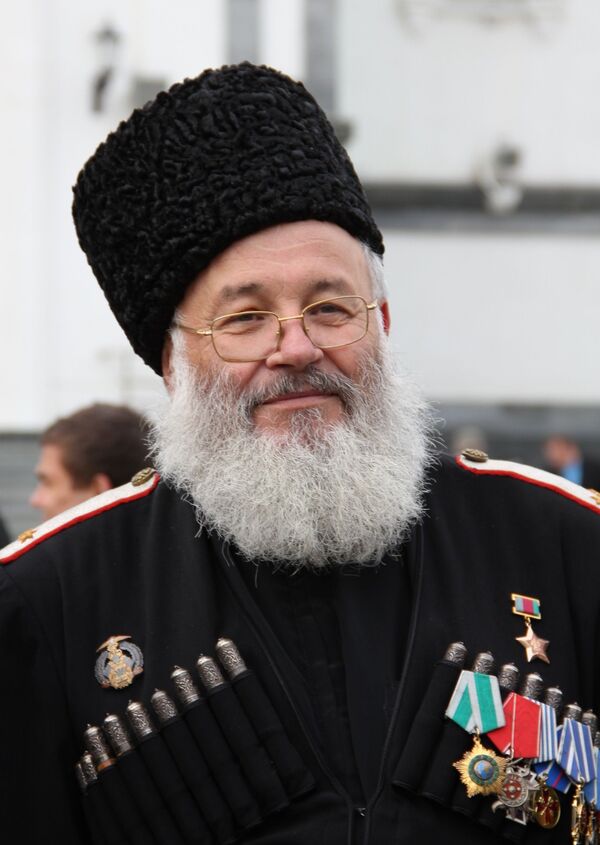 Парад, посвященный 23-й годовщине реабилитации народов Северного Кавказа и казачества Парад, посвященный 23-й годовщине реабилитации народов Северного Кавказа и казачества