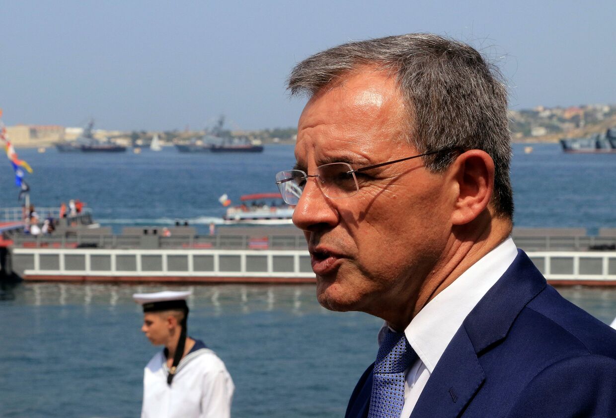 Глава делегации французских парламентариев Тьерри Мариани в Севастополе