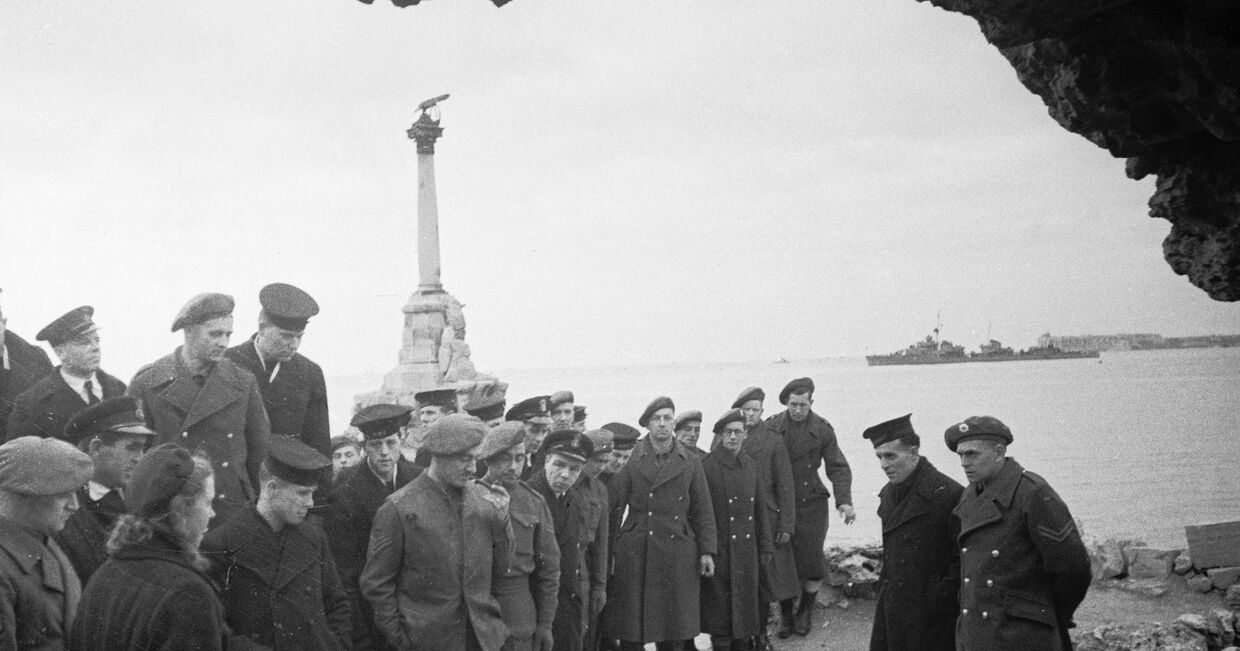 Английские моряки прибыли в Крым на время ялтинской конференции
