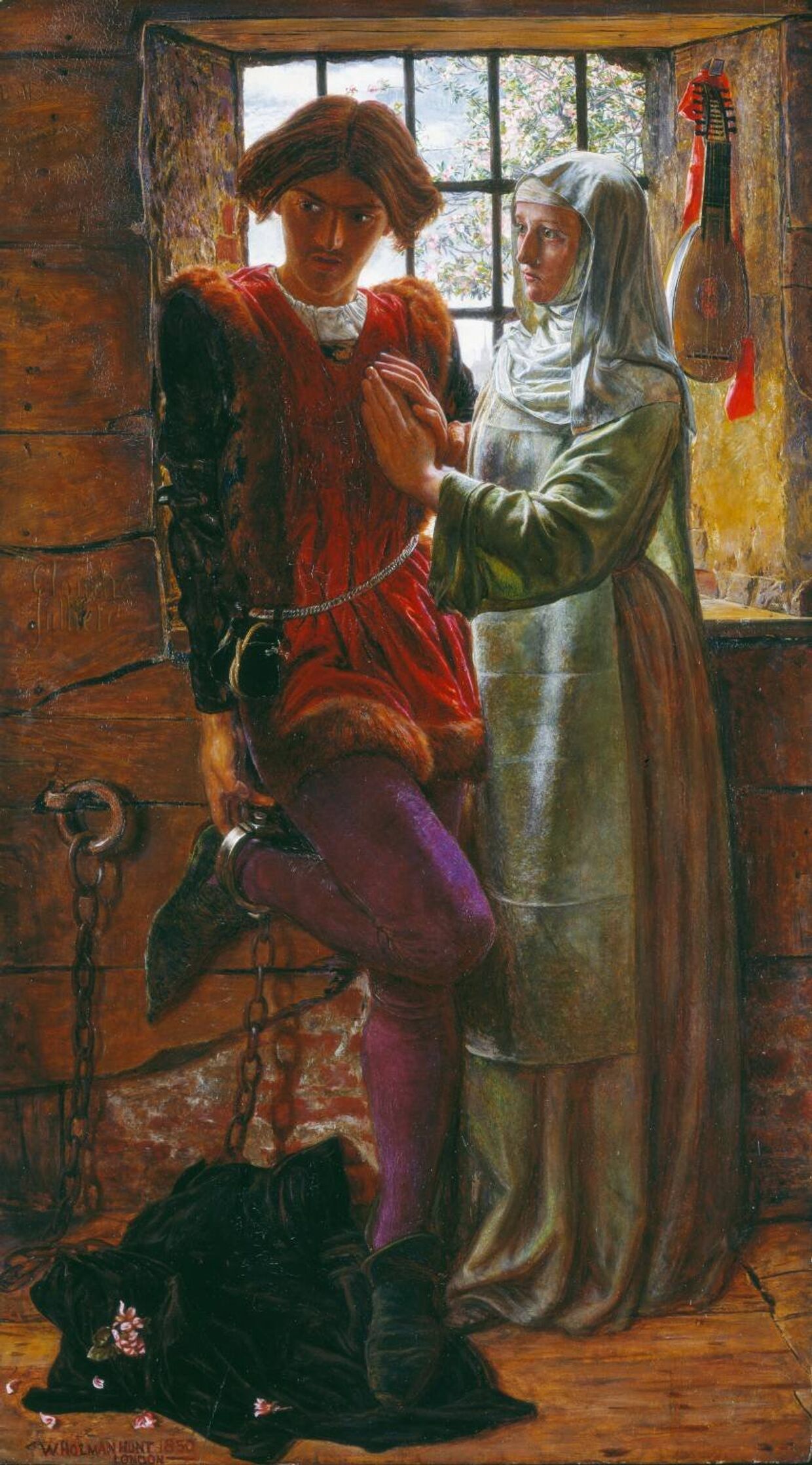 У. Хант. «Клавдио и Изабелла». 1850