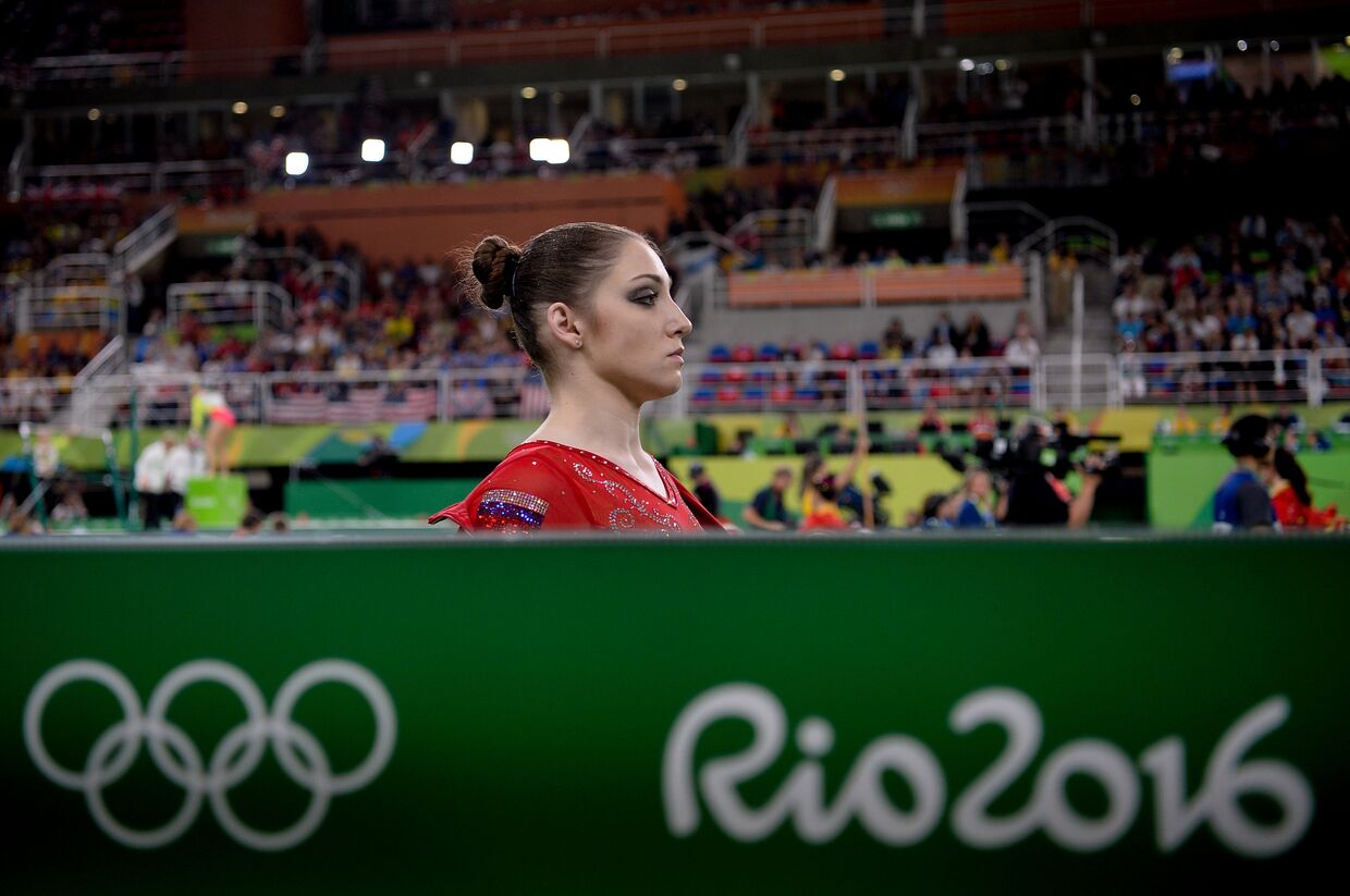 Российская гимнастка Алия Мустафина на XXXI летних Олимпийских играх