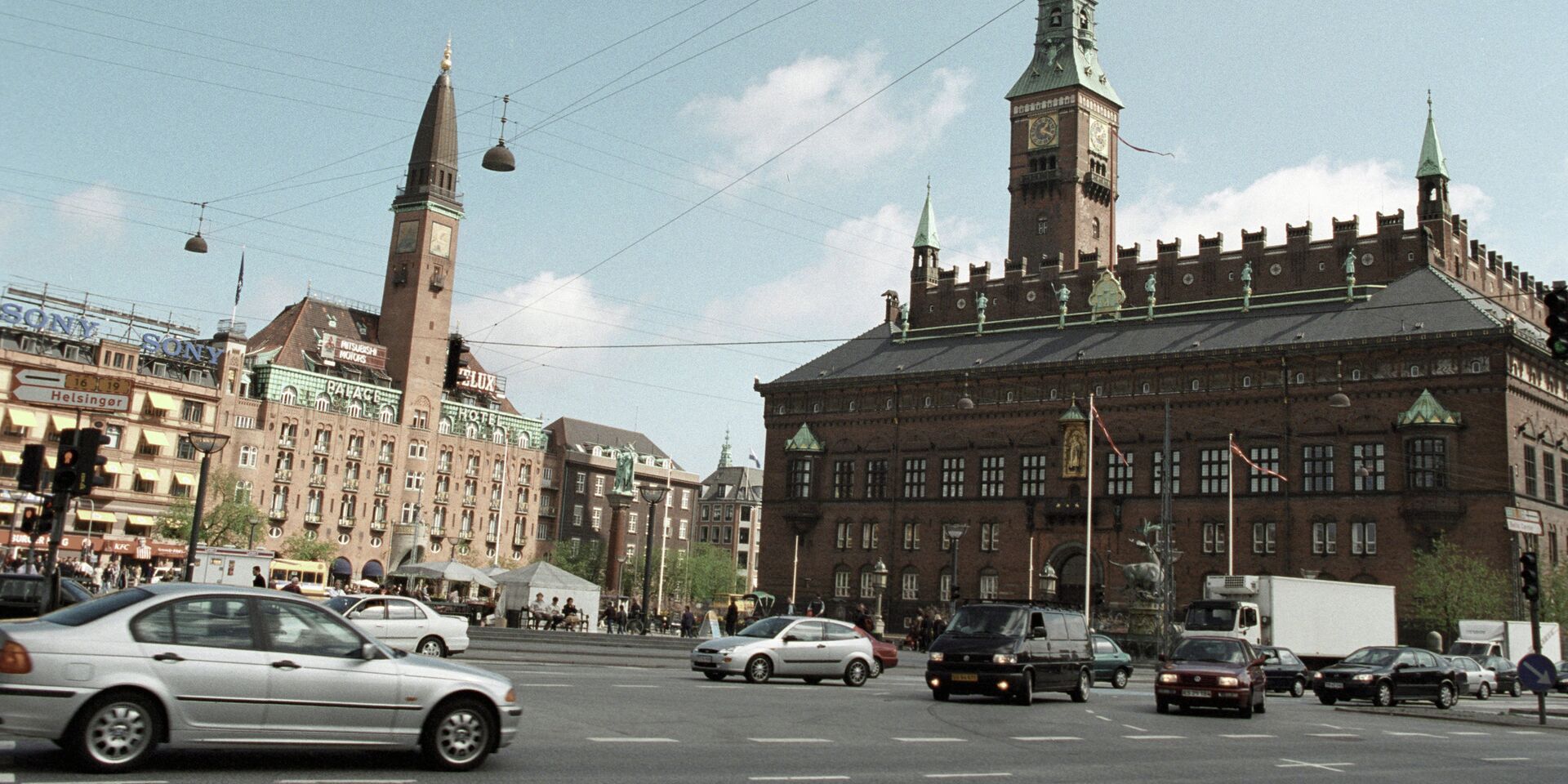 Площадь Ратуши, Копенгаген, Дания. Архивное фото - ИноСМИ, 1920, 20.06.2026