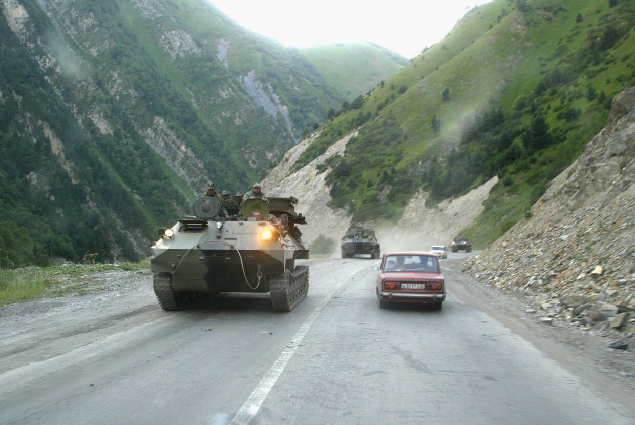 Военная техника России в Южной Осетии