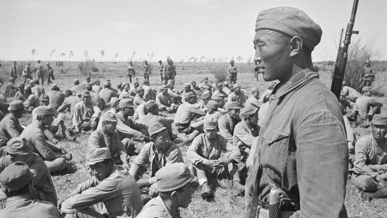 Пленные японцы, август 1939 года