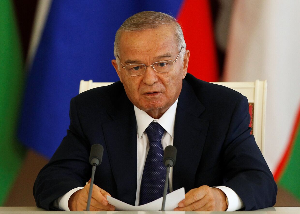 Президент Узбекистана Ислам Каримов в Кремле