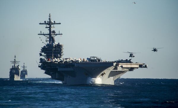 Американский авианосец типа «Нимиц» USS George H.W. Bush Американский авианосец типа «Нимиц» USS George H.W. Bush