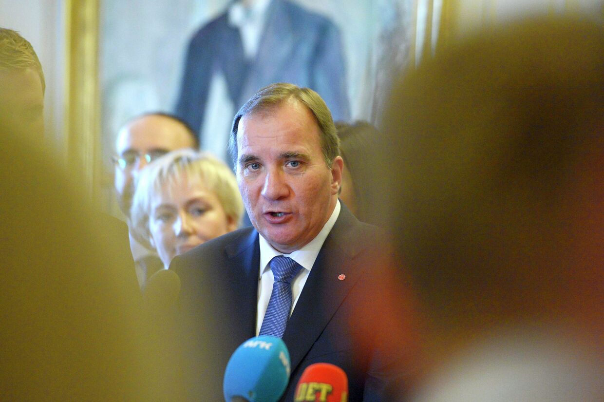 Премьер-министр Швеции Стефан Лёвен