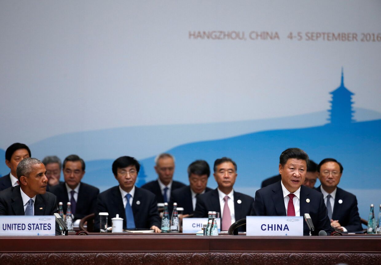 Председатель КНР Си Цзиньпин на G20