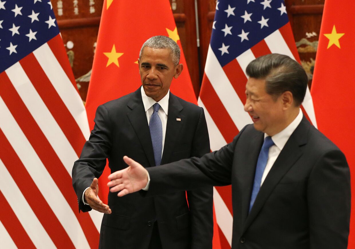 Президент США Барак Обама и председатель КНР Си Цзиньпин