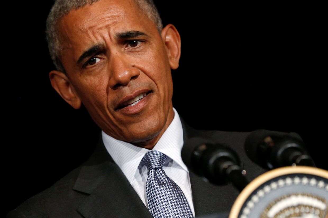 Президент США Барак Обама отвечает на вопросы журналистов
