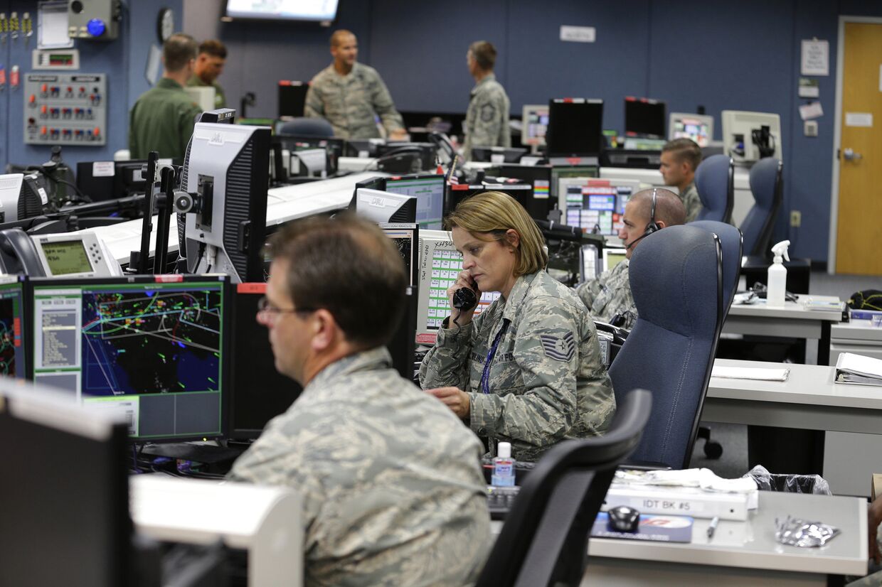 Центр управления ПВО на базе Льюис-Маккорд в штате Вашингтон