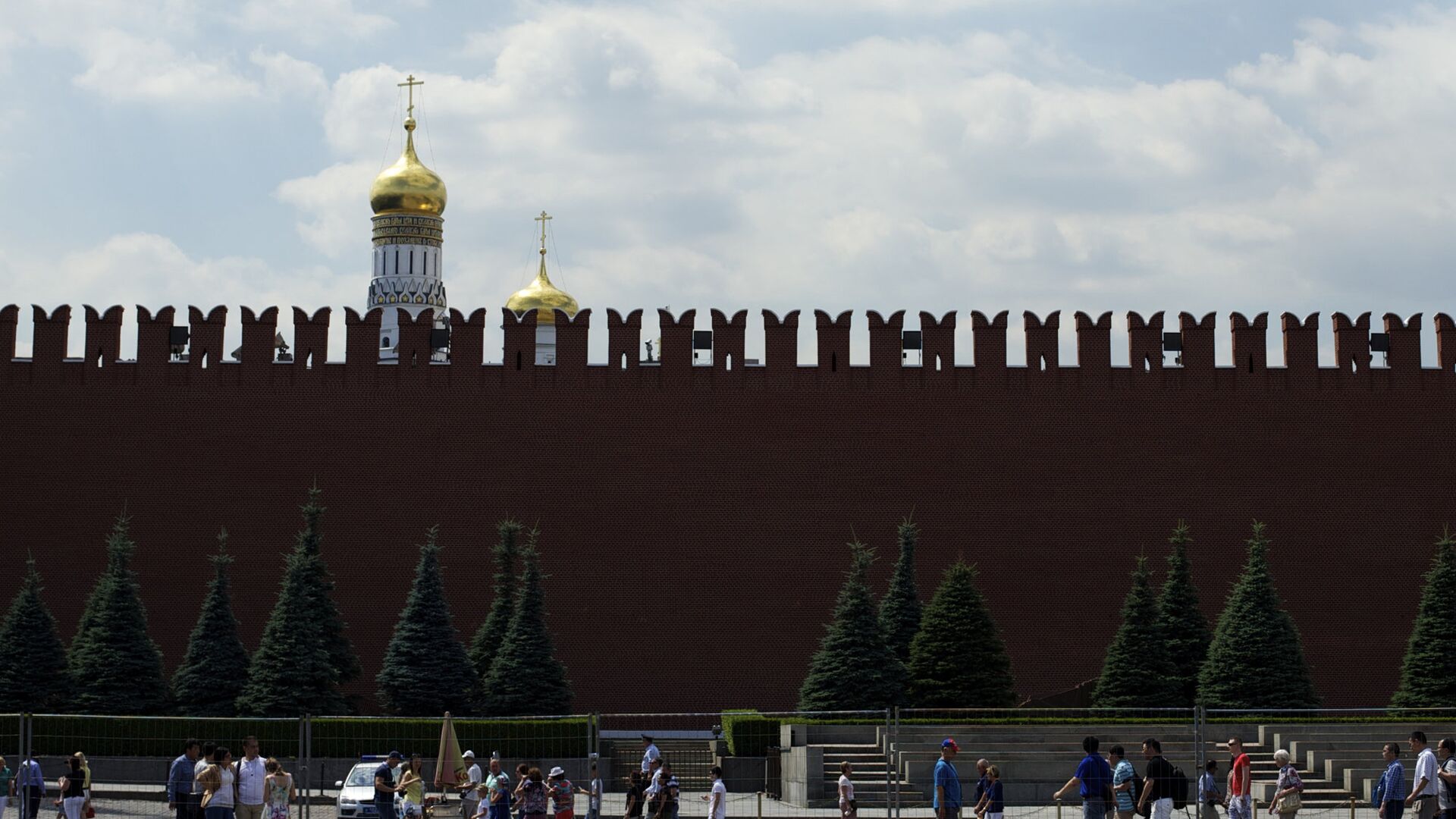 Вид на Кремлевскую стену в Москве - ИноСМИ, 1920, 19.07.2023