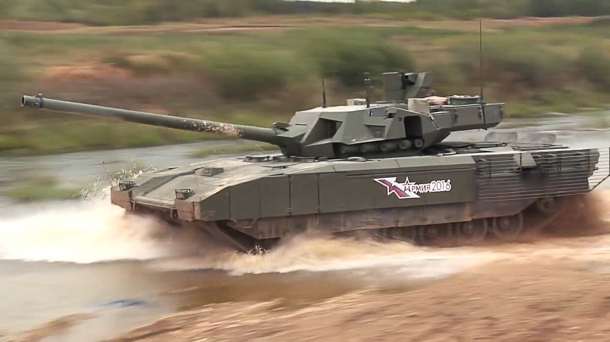 Демонстрация танка Т-14 Армата
