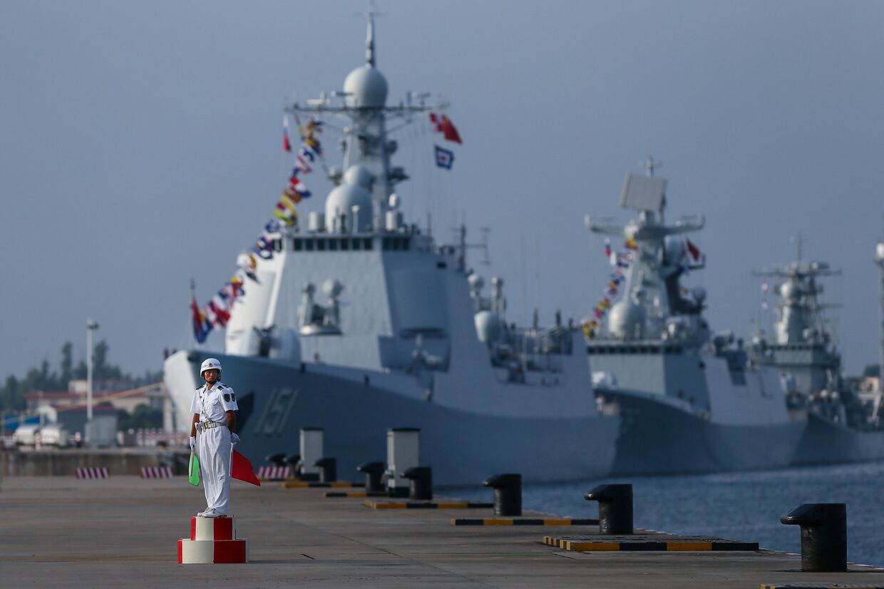 Российско-китайские военно-морские учения