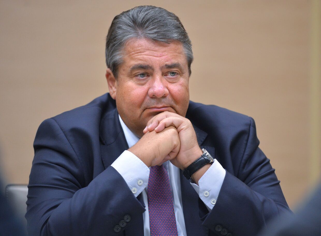 Вице-канцлер, министр экономики и энергетики Германии Зигмар Габриэль