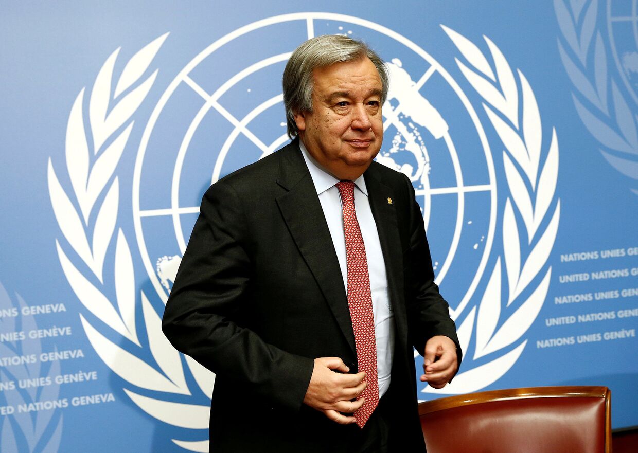 Верховный комиссар ООН по делам беженцев Антонио Гутерриш