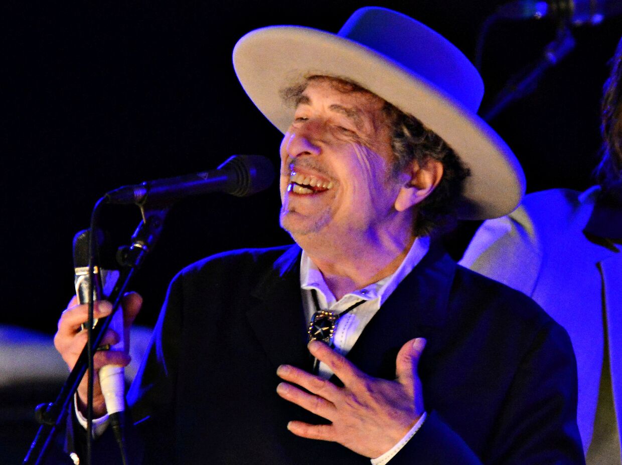 Американский музыкант Боб Дилан
