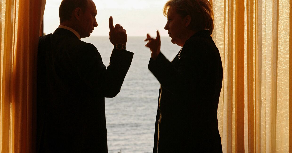 Встреча президента России и Канцлера Германии в Сочи