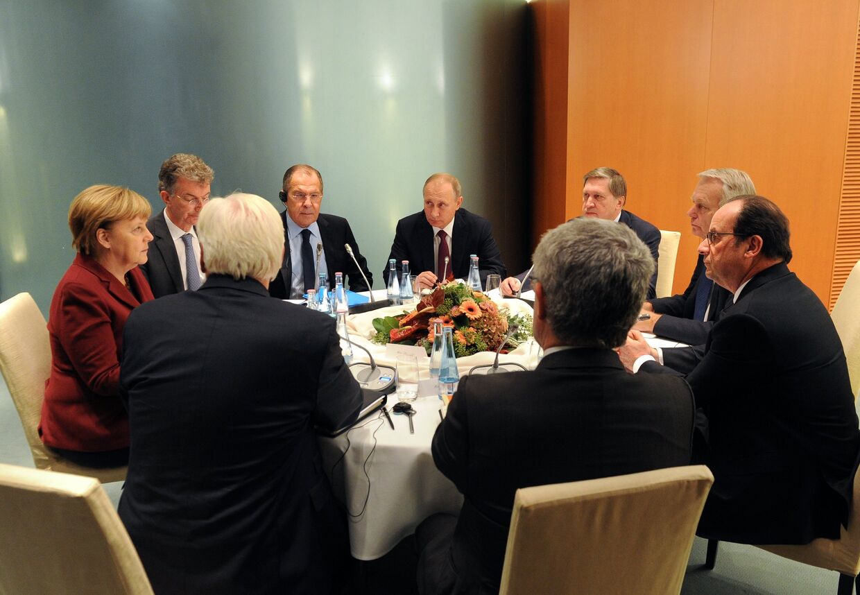 Встреча лидеров стран «нормандской четверки» в Берлине