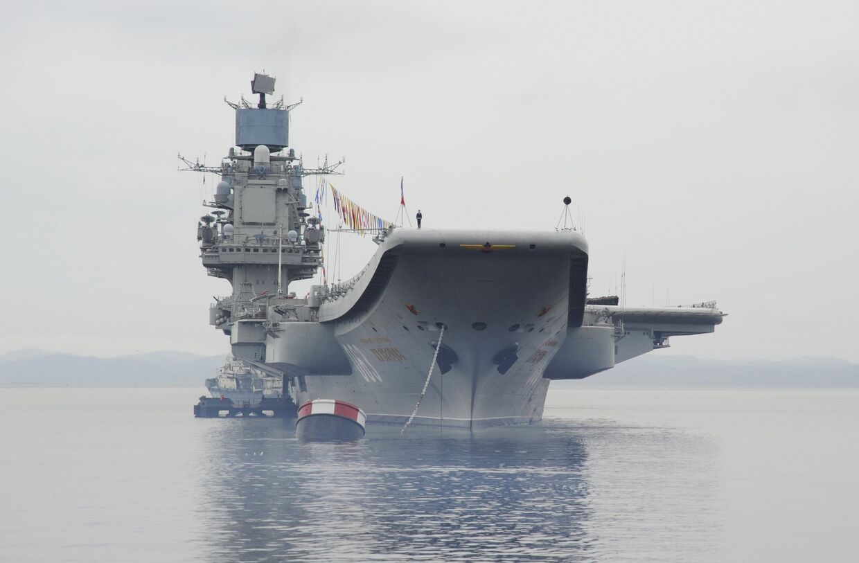 Российский авианесущий крейсер «Адмирал Кузнецов»