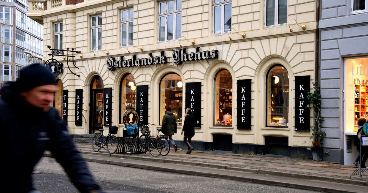 Кафе в Копенгагене, Дания