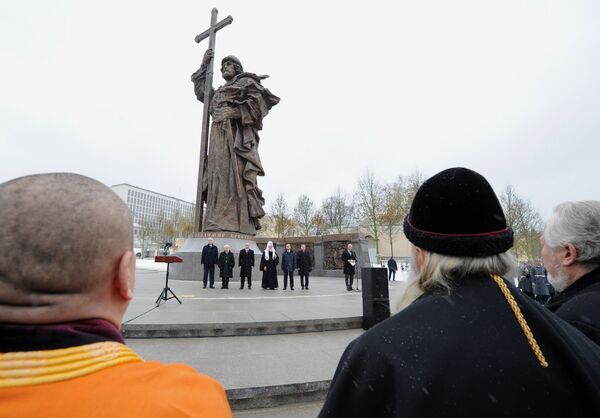 Церемония открытия памятника святому равноапостольному князю Владимиру Церемония открытия памятника святому равноапостольному князю Владимиру