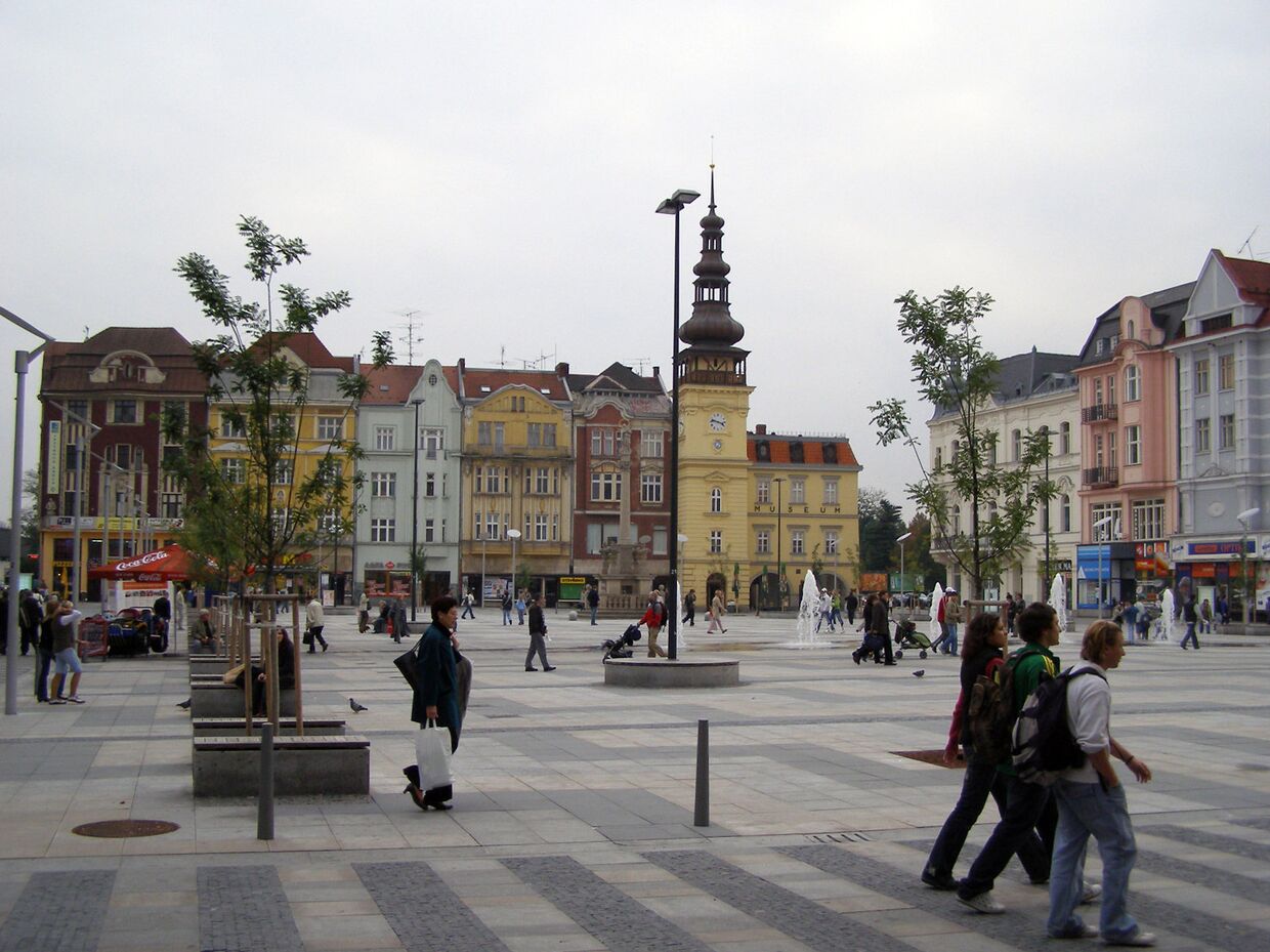 Город Острава в Чехии. 2007 год.