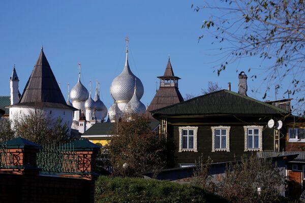 Вид на Ростовский кремль, Ярославская область